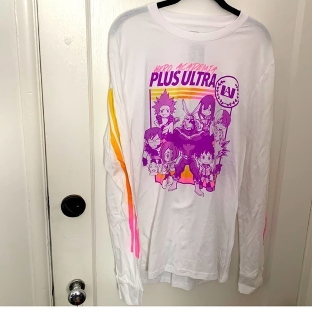 My Hero Academia long sleeve unisex T-shirt sz small NWT
